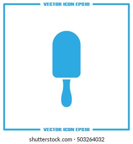 ice cream logo icon vector EPS 10, abstract sign flat design,  illustration modern isolated badge for website or app - stock info graphics