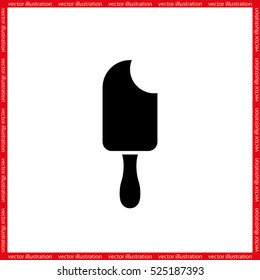 ice cream logo icon vector EPS 10, abstract sign flat design,  illustration modern isolated badge for website or app - stock info graphics