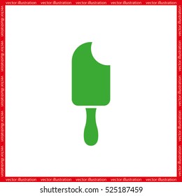ice cream logo icon vector EPS 10, abstract sign flat design,  illustration modern isolated badge for website or app - stock info graphics