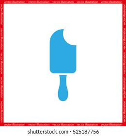 ice cream logo icon vector EPS 10, abstract sign flat design,  illustration modern isolated badge for website or app - stock info graphics