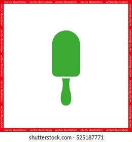 ice cream logo icon vector EPS 10, abstract sign flat design,  illustration modern isolated badge for website or app - stock info graphics