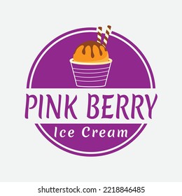 Ice cream logo
pink berry ice cream logo
ice cream logo eps
