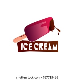 Ice Cream logo. Logo for Ice cream Shop