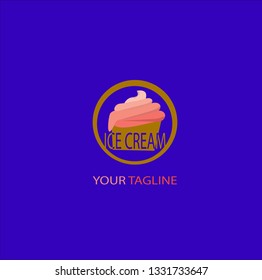 ICE CREAM LOGO SIMPLE
