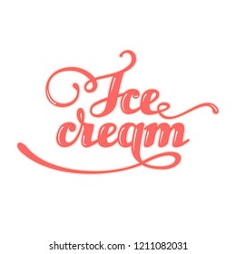 Ice cream logo template