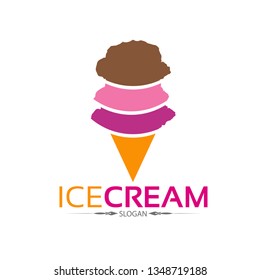 Ice Cream Logo Template