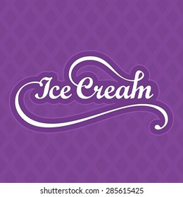 Ice cream logo template