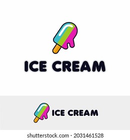 ice cream logo template design,
ice cream shop icon. Vector illustration