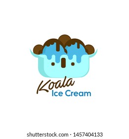 Ice Cream Logo Template Stock Vectors