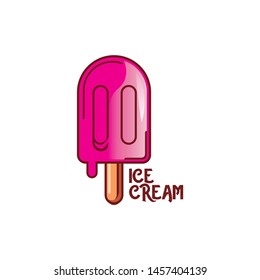 Ice Cream Logo Template Stock Vectors