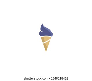 Ice cream logo vector design 