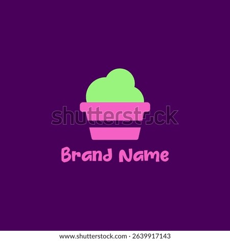 ice cream logo vector graphic for any business especially for icream shop, store, cafe, etc