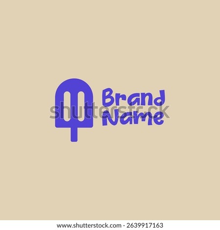 ice cream logo vector graphic for any business especially for icream shop, store, cafe, etc