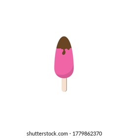 Ice cream logo vector icon illustration design 