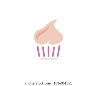 Diseño de iconos vectoriales con logotipo de helado 