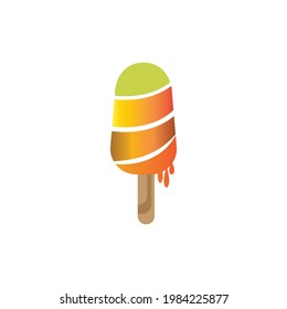 Ice cream logo vector icon illustration design 
