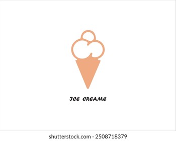 ICE cream logo ,vector ,icon and illustration.