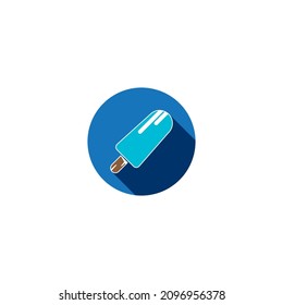 ice cream logo vector illustration template design.