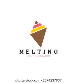 ice cream logo vector ilustration design