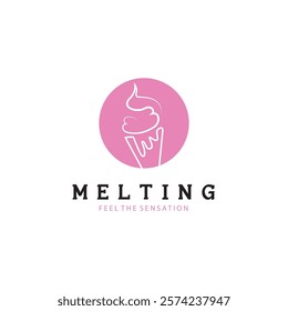 ice cream logo vector ilustration design