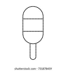 ice cream lollipop dessert on wooden stick
