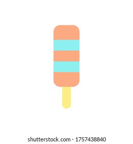 Ice cream, ice lolly icon. Simple color vector elements of freeze sweet icons for ui and ux, website or mobile application