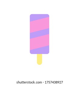 Ice cream, ice lolly icon. Simple color vector elements of freeze sweet icons for ui and ux, website or mobile application