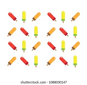 ice cream lolly pattern