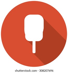 Ice Cream with a long shadow