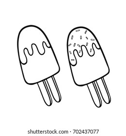 Ice cream lover illustrator vector