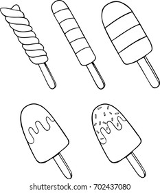 Ice cream lover illustrator vector