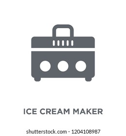 ice cream maker icon. ice cream maker design concept from Electronic devices collection. Simple element vector illustration on white background.