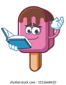 ice cream mascot character vector