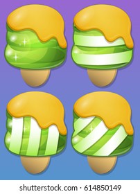 Ice cream Match 3 game Pack