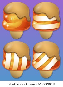 Ice cream Match 3 game Pack