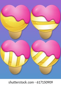 Ice cream Match 3 game Pack