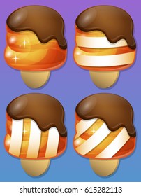Ice cream Match 4 game Pack