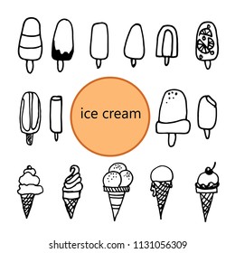  ice cream menu

