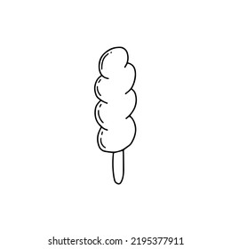 ice, cream, ice cream, milk, sweet, tasty, summer, food, eco, organic, natural, delicious, cold, popsicle, stick, sugar, flavour, icon, vector, illustration, closeup, doodle, line, outline, linear, va