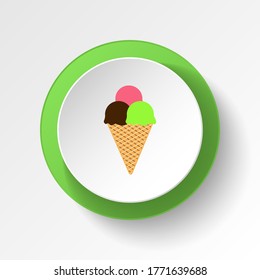 Eiscreme-Mix-Farbton Symbol. Element der Eiscreme-Illustration Symbol. Zeichen und Symbole können für Web, Logo, mobile App, UI, UX verwendet werden