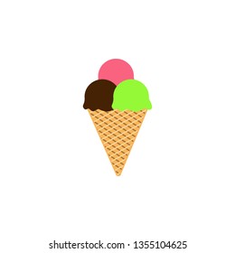 ice cream mix colored icon. Element of ice cream illustration icon. Signs and symbols can be used for web, logo, mobile app, UI, UX