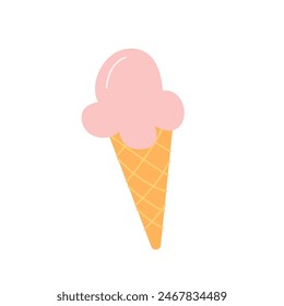 
Ice Cream. Modern Flat Vector  Illustration.