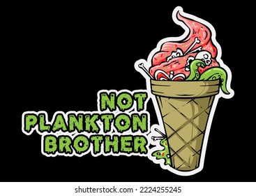 vector de ilustración de helado