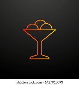 ice cream nolan icon. Elements of food set. Simple icon for websites, web design, mobile app, info graphics