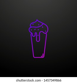 Ice cream nolan icon. Elements of food and drink set. Simple icon for websites, web design, mobile app, info graphics