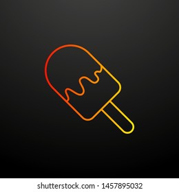 Ice cream nolan icon. Elements of fast food set. Simple icon for websites, web design, mobile app, info graphics