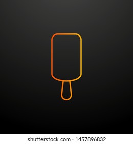 Ice cream nolan icon. Elements of fast food set. Simple icon for websites, web design, mobile app, info graphics