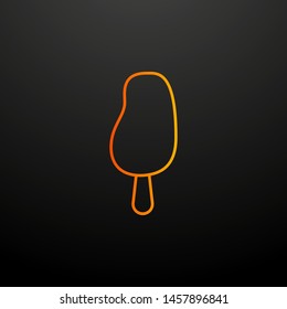 Ice cream nolan icon. Elements of fast food set. Simple icon for websites, web design, mobile app, info graphics