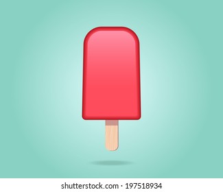 Ice cream on a stick.