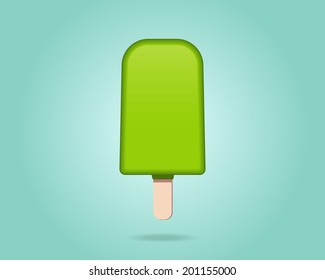 Ice cream on a stick.
